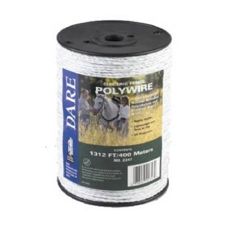 Dare Products 1312' WHT Poly Wire 2347